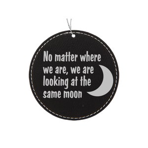 Under the Same Moon Long Distance Friendship Ornament for far away love gifts