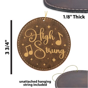 High Strung Musicians Ornament for Choir Music Teacher or Karaoke Gifts for Singer - Gift for Ornament Exchange zdjęcie 4