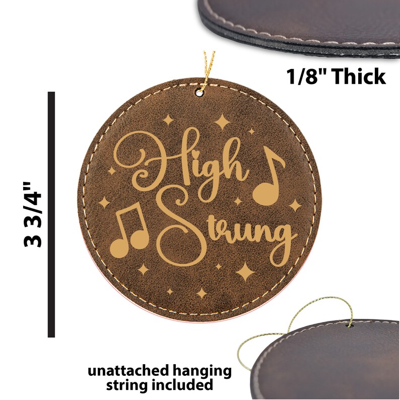 High Strung Musicians Ornament for Choir Music Teacher or Karaoke Gifts for Singer - Gift for Ornament Exchange zdjęcie 4