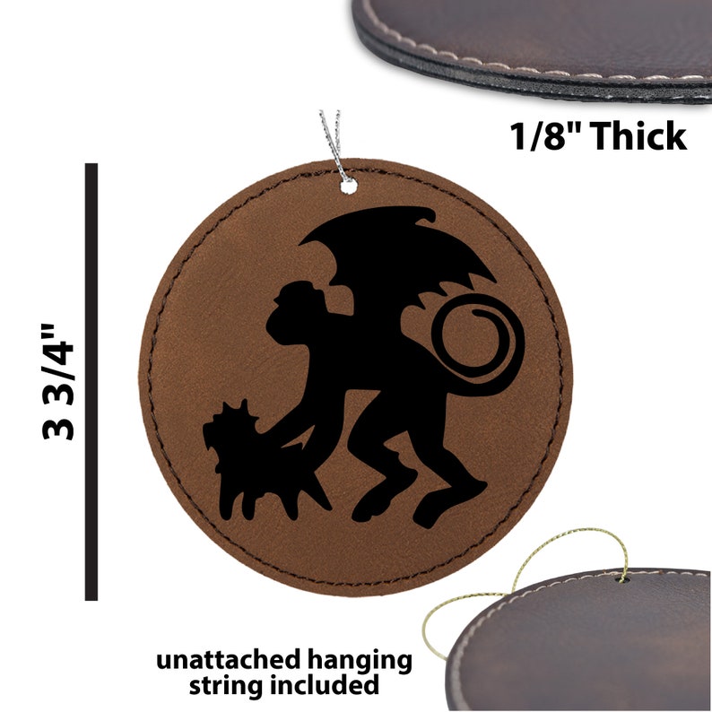 Flying Monkey Wizard of Oz Personalized Christmas Ornament the Wizard