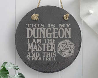 Dungeon Master Gift dnd game room wall sign decor for dm dnd gifts for him