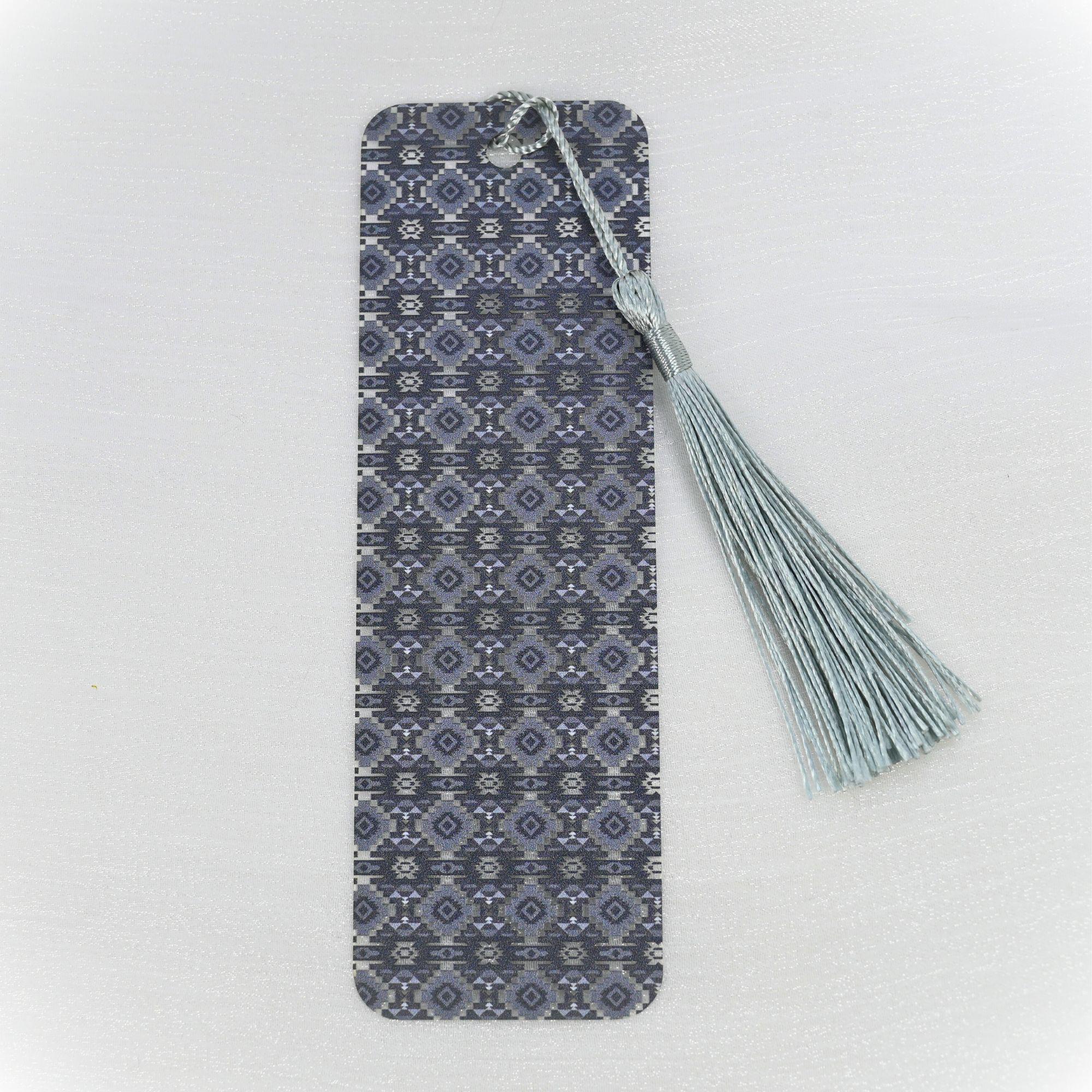 Gray Aztec Pattern Bookmark for Native American or Indigenous Aztec ...