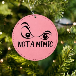 Funny dnd Mimic ornament for personalized dnd player gifts or dungeon master gift
