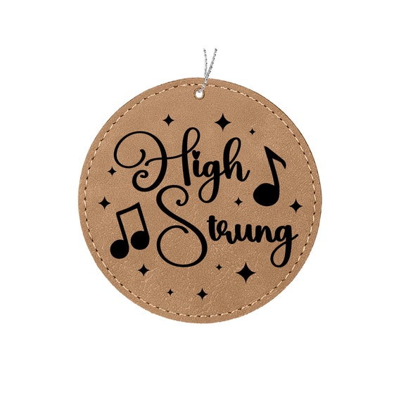 High Strung Musicians Ornament for Choir Music Teacher or Karaoke Gifts for Singer - Gift for Ornament Exchange