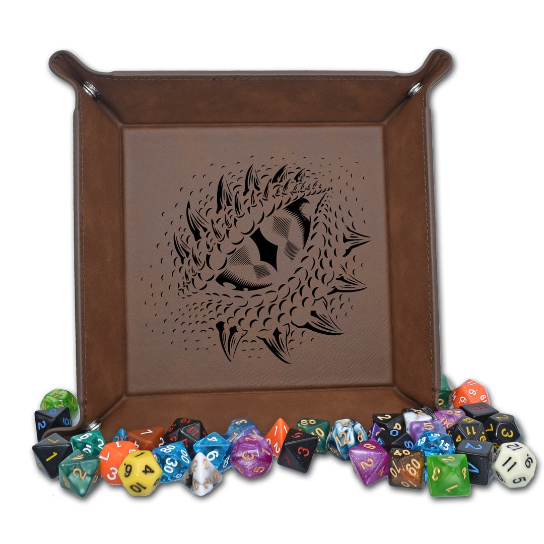 DND Gift Dragon Eye Dice Tray for Dungeons and Dragons and Etsy