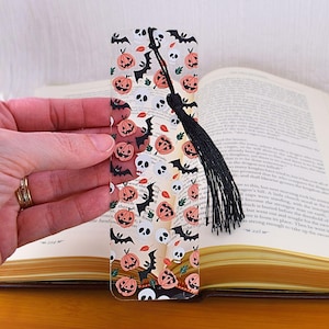 Joli signet d&#39;Halloween avec pompon pour enfants, cadeaux ou cadeaux du festival d&#39;automne