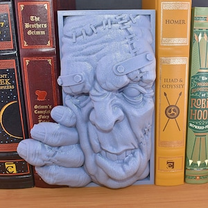 Frankenstein Monster Fantasy Halloween Book Nook for Librarian Bookish Gifts or Library decor