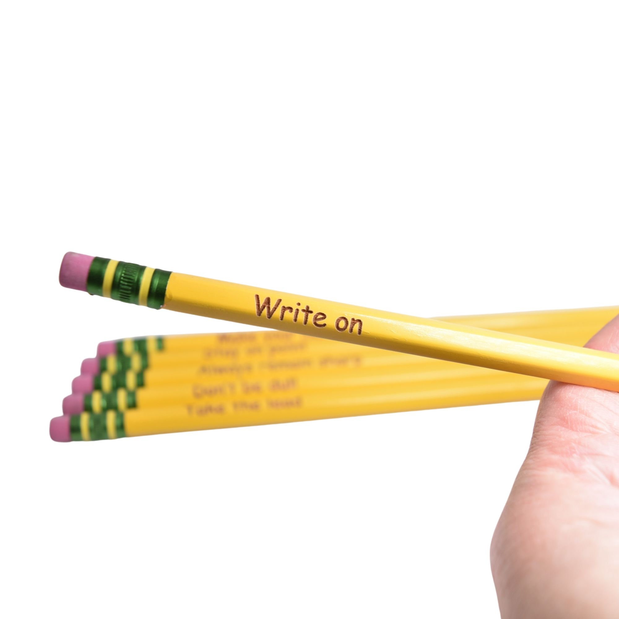 Adventure Awaits Pencil 6 Pack in Yellow, Back to School Pencils, Fun  Stocking Gift, Yellow Pencils, Travel Theme Pencil, School Supplies 