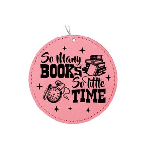 Personalized Funny Book Lover ornament for Librarian gift or reader gift bookish ornament