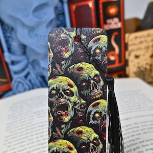 Zombie Spooky Bookmark for horror stocking stuffer or Halloween party favor