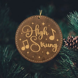 High Strung Musicians Ornament for Choir Music Teacher or Karaoke Gifts for Singer - Gift for Ornament Exchange zdjęcie 2