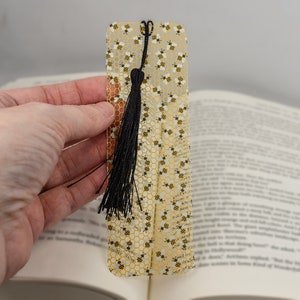 Cute Bookmark with Honeycomb is used for teacher gifts basket or unique bookmarks for a book lover gift box or Honeycomb bee keeper gifts