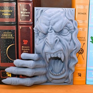 3D Printed Vampire book nook bookish gifts for horror bookshelf decor