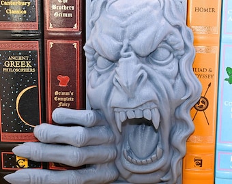 3D Printed Vampire book nook bookish gifts for horror bookshelf decor