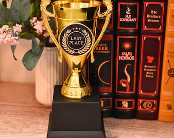 Last Place Trophy Gift for Comic Relief of Game Night Fails and Office Competitions