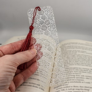 Bookmark for women Rose Lace is used for wedding gift baskets or unique bookmarks for book lover gift box and bulk party favor