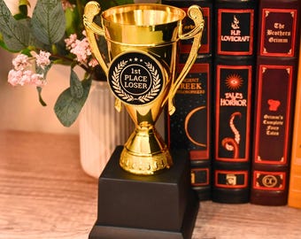 1st Place Loser Trophy - Hilarious Last Place Humor for Game Nights and Competitive Friends