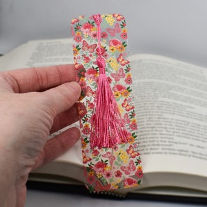 Cute Bookmark with Butterfly is used for teacher gifts basket or unique bookmarks for a book lover gift box or bulk reading gifts