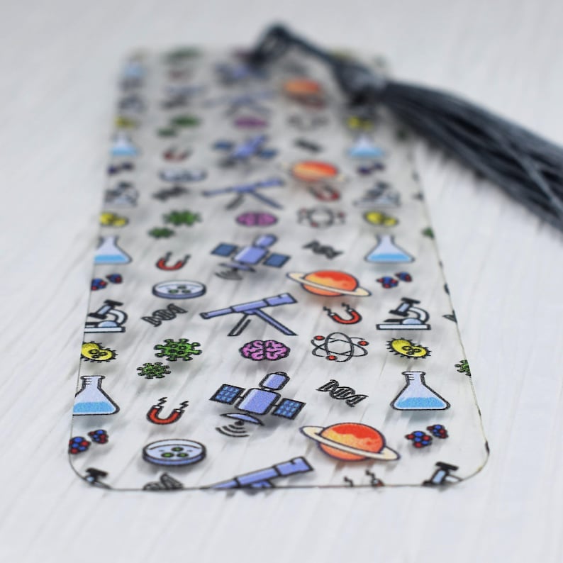 Cool Science Bookmark for Teacher Gifts Basket or Unique Bookmarks for ...