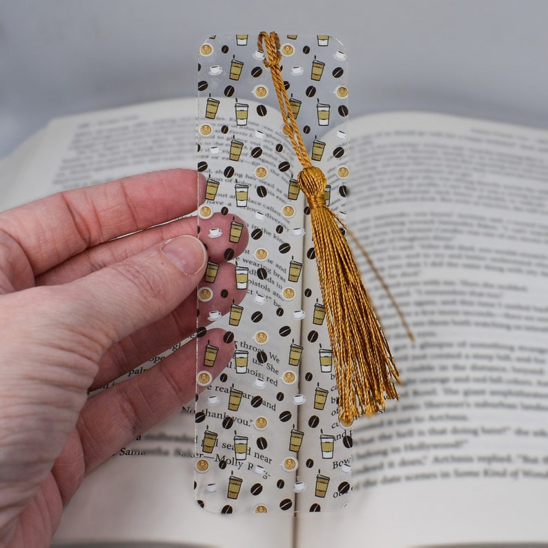 Cute Bookmark With Coffee is Used for Teacher Gifts Basket or Unique ...