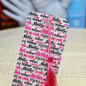 Cute Mom Bookmark for Women used for basket or unique bookmarks for Bookish Mother's Day Gifts