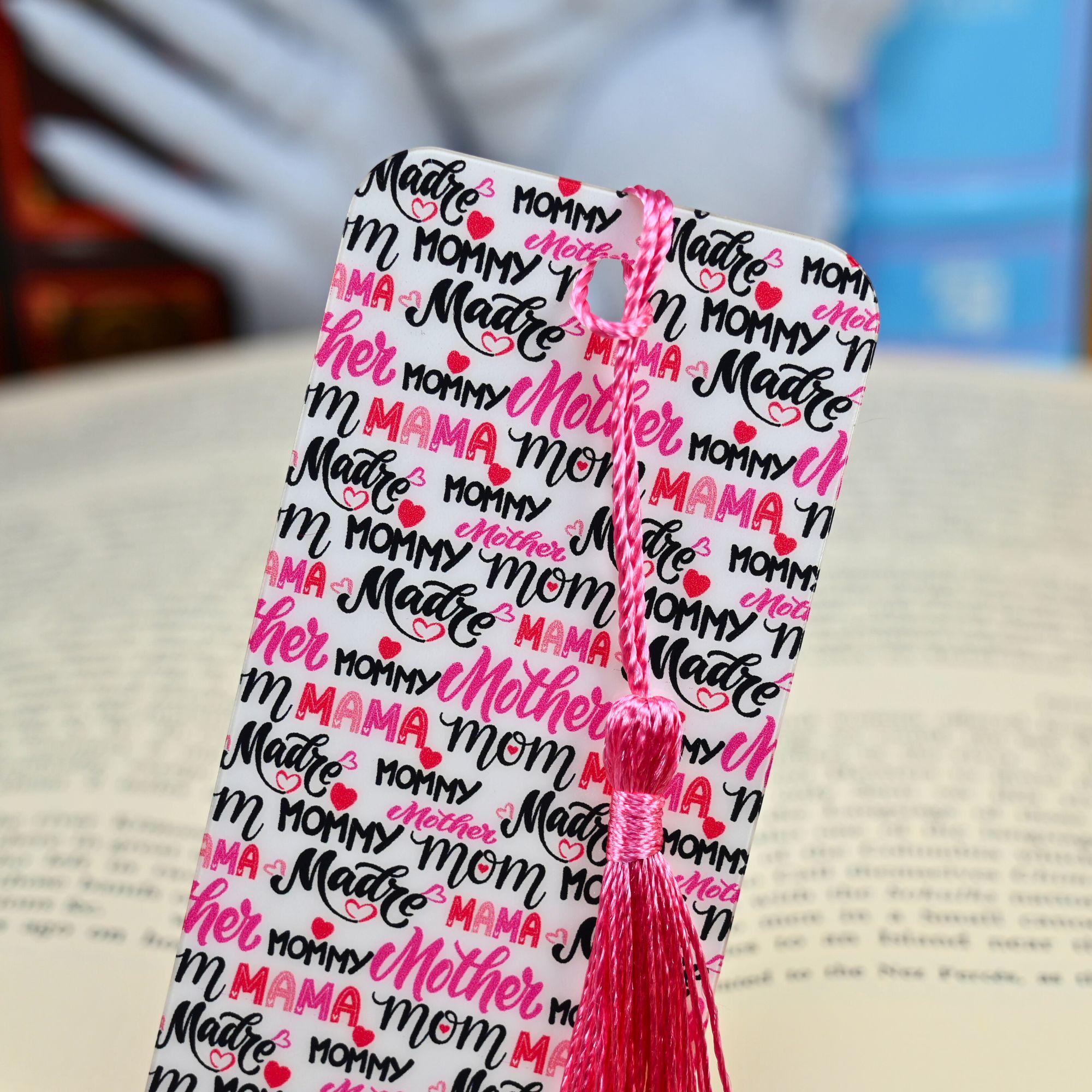 Cute Mom Bookmark for Women used for basket or unique bookmarks for Bookish Mother's Day Gifts