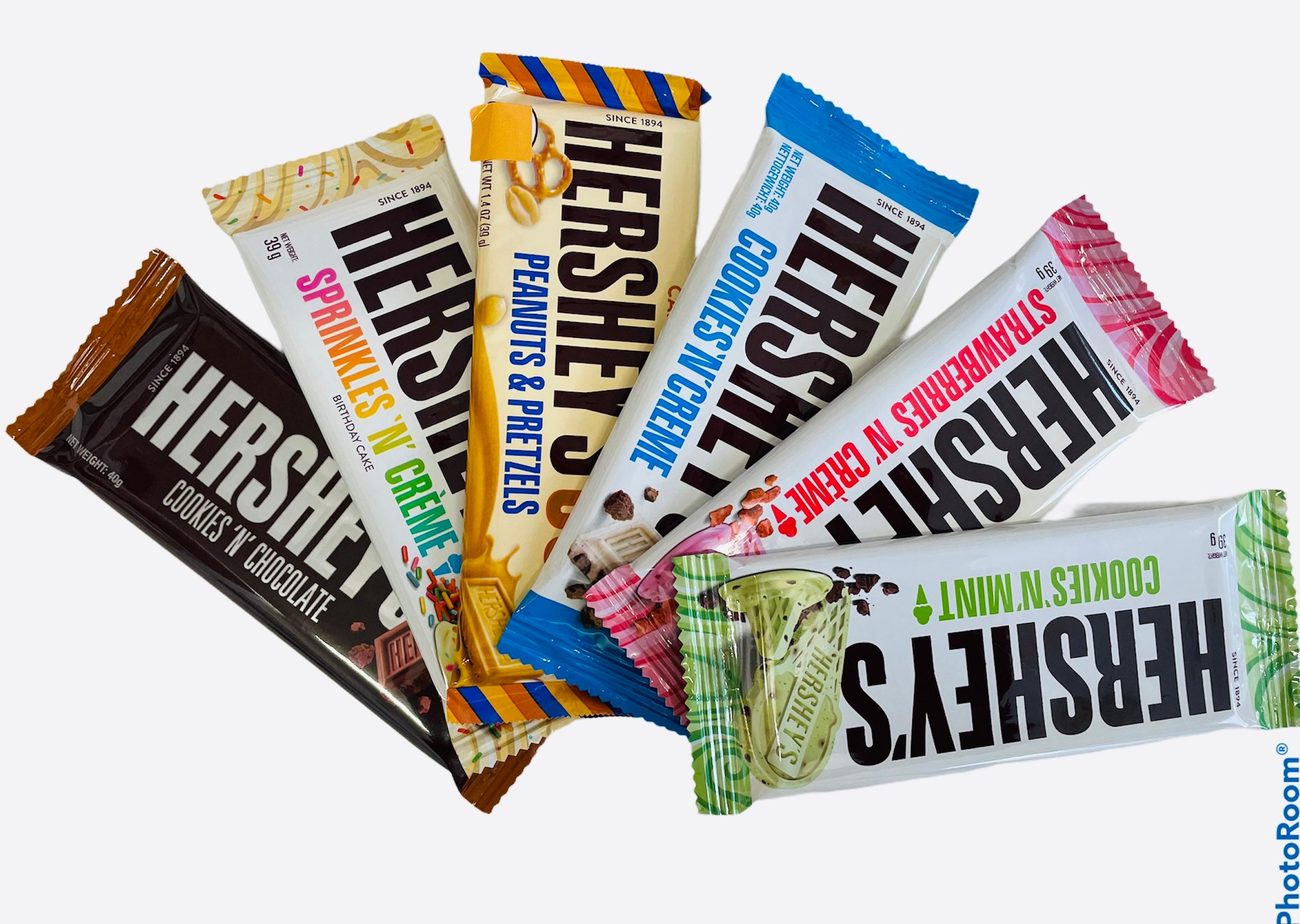 Barras de chocolate de Hershey Etsy