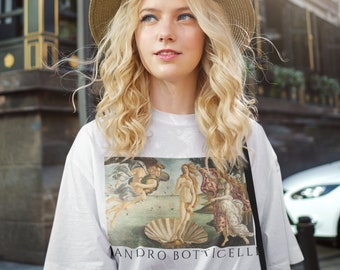 Camiseta de Botticelli • El nacimiento de Venus • Arte renacentista • Estética vintage • Ropa de historia del arte • Unisex • Pastel Arthoe