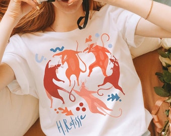 Ratisse Shirt • Dancing rats funny tshirt • rat lover gift • Rat mum t-shirt • dance shirt • Crazy rat lady top • Art History shirt
