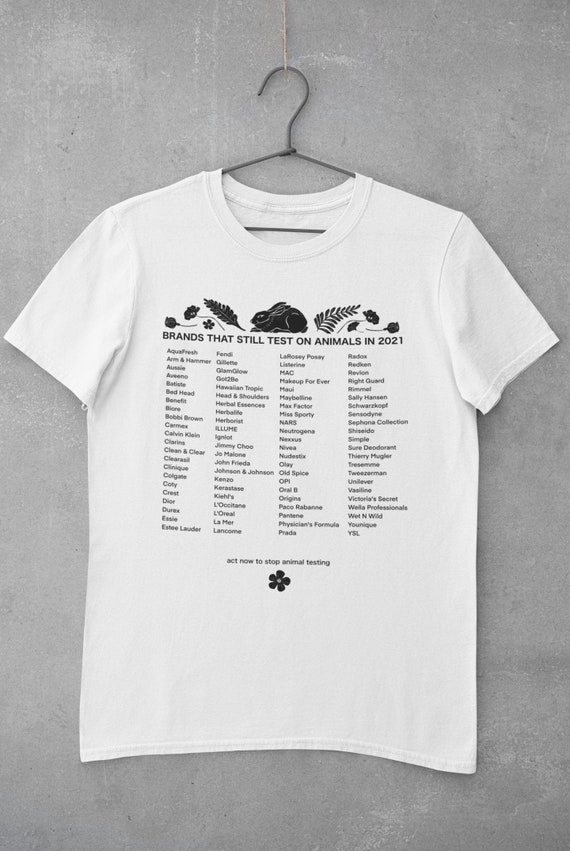 Stop Animal Testing Shirt Vegan Veganism Activism Tshirt - Etsy Stop Animal Testing Shirt Vegan Veganism Activism Tshirt - Etsy