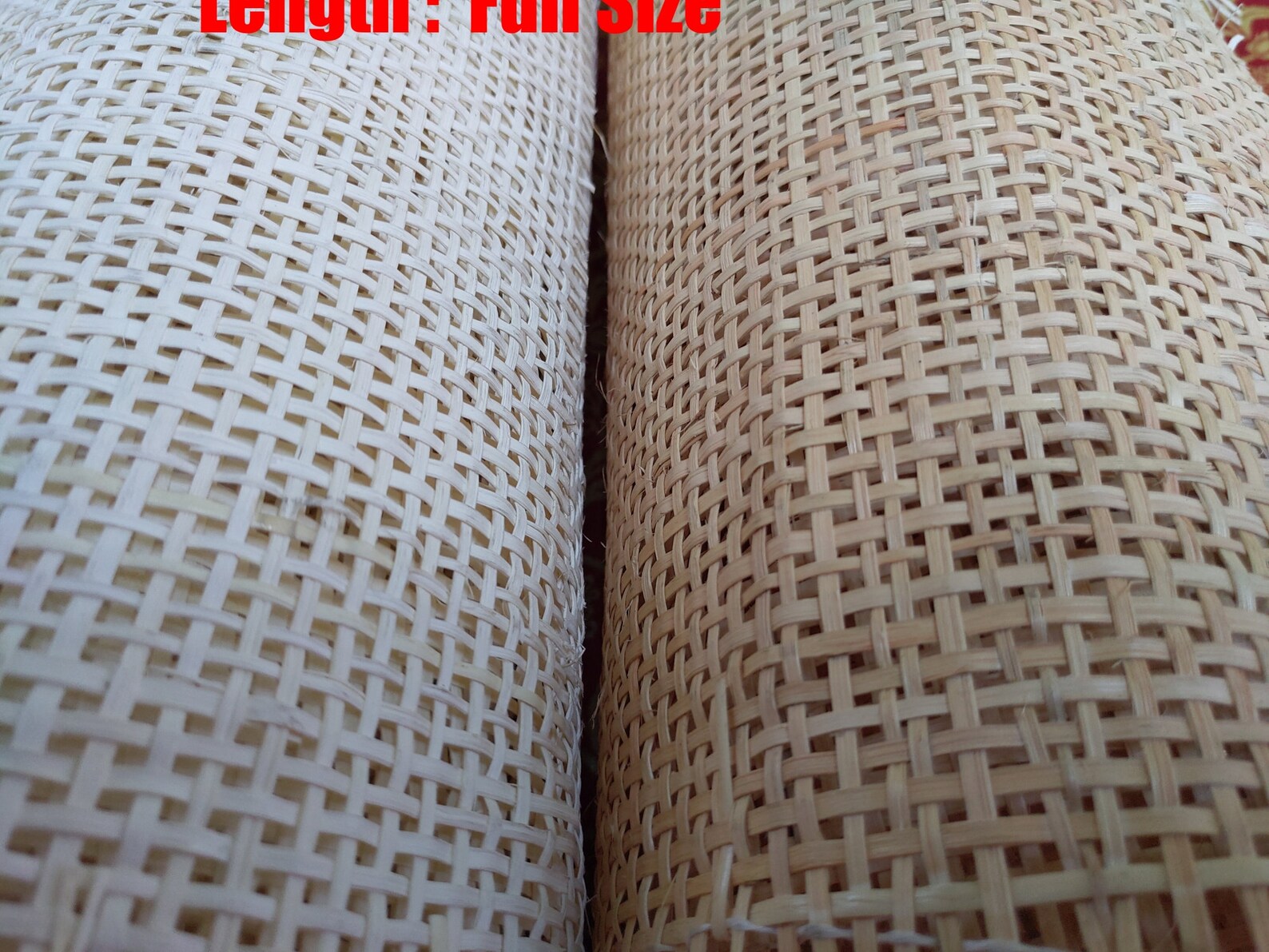 Radio WeaveCane Square Natural Cane bing Premium Hole Size Etsy