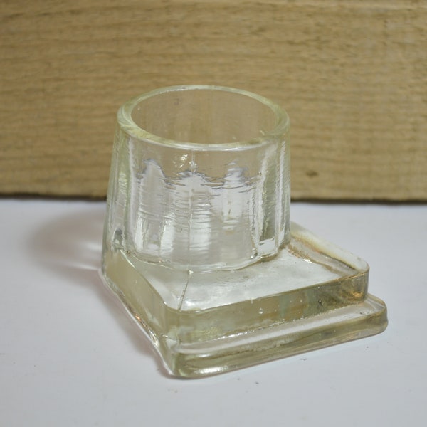 Antique Glass Inkwell