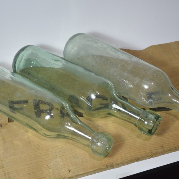 Antique Round Bottom Bottles Etsy