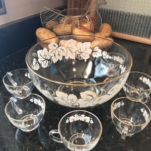 Anchor Hocking Punch Bowl