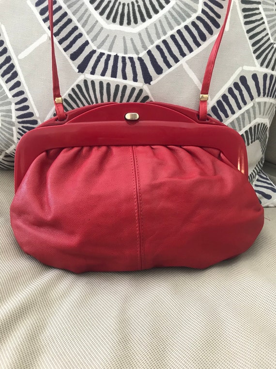 Red Leather Purse