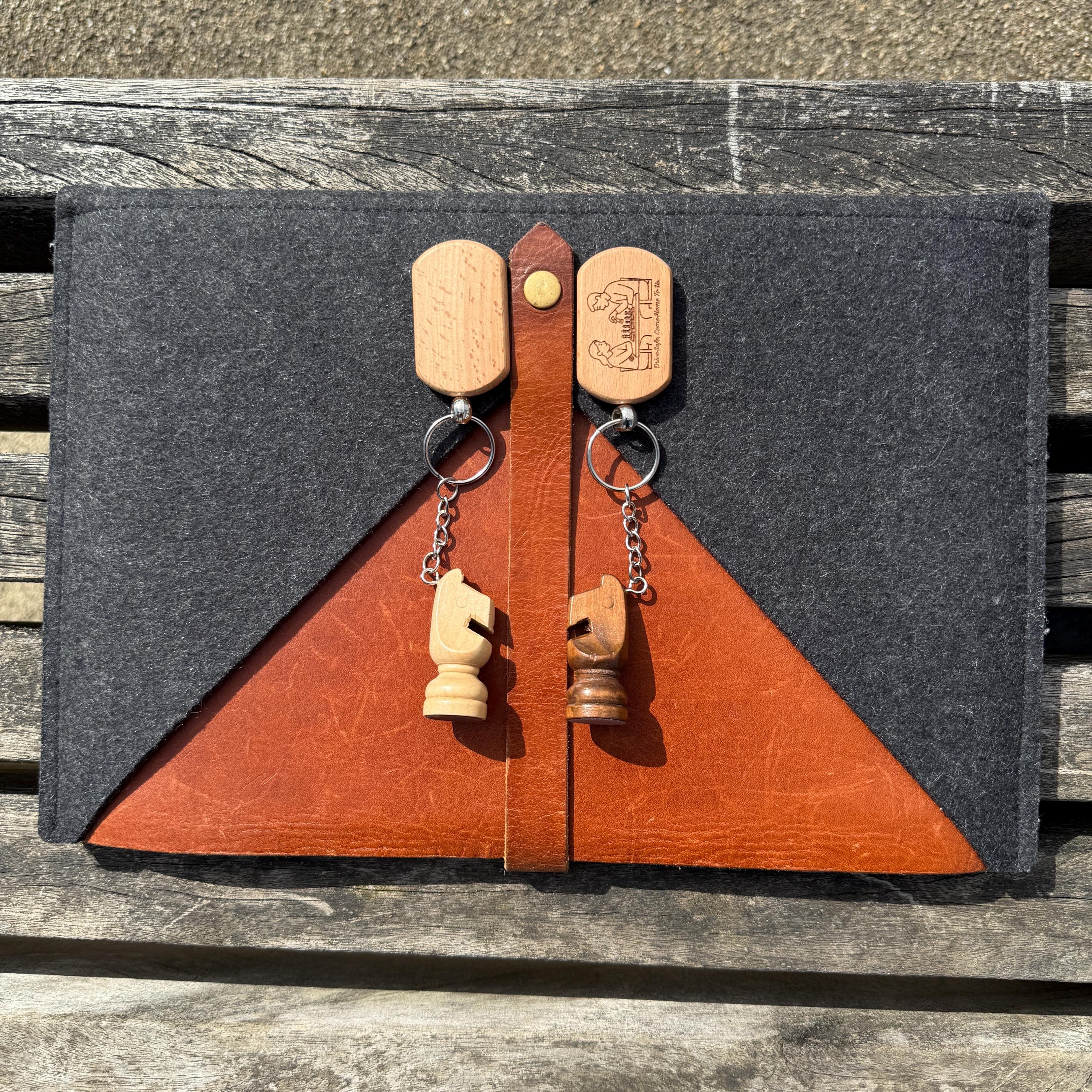 Custom Chess Piece Keychain – Solid Wood King, Queen & More With ...