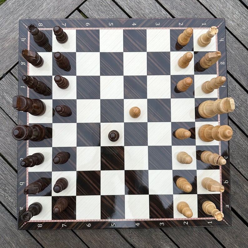 Custom Engraved Chess Board Set | Walnut, Marble, Mosaic Patterns | Personalized Birthday/Retirement Gift for Children, Parents, Men, Women image 7