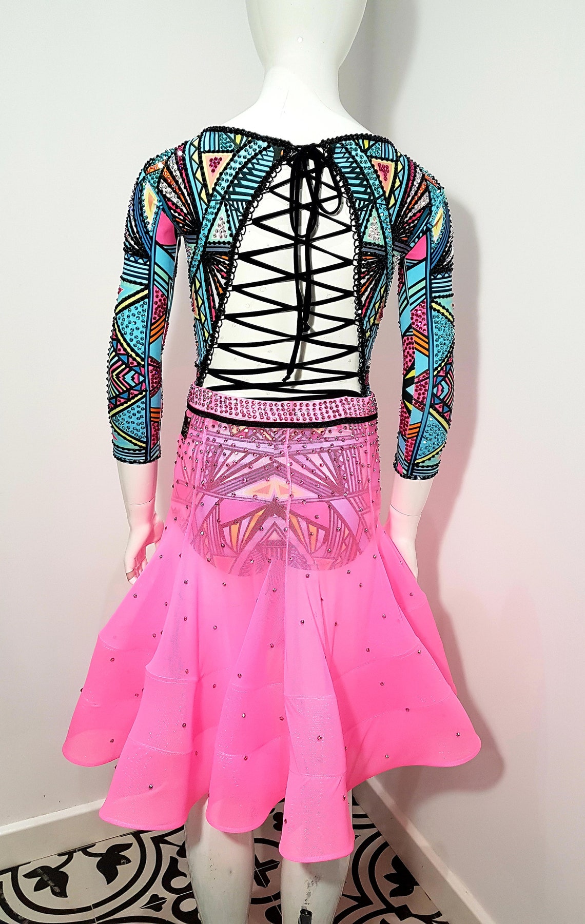 Junior Dance Dress 5 Pcs Etsy