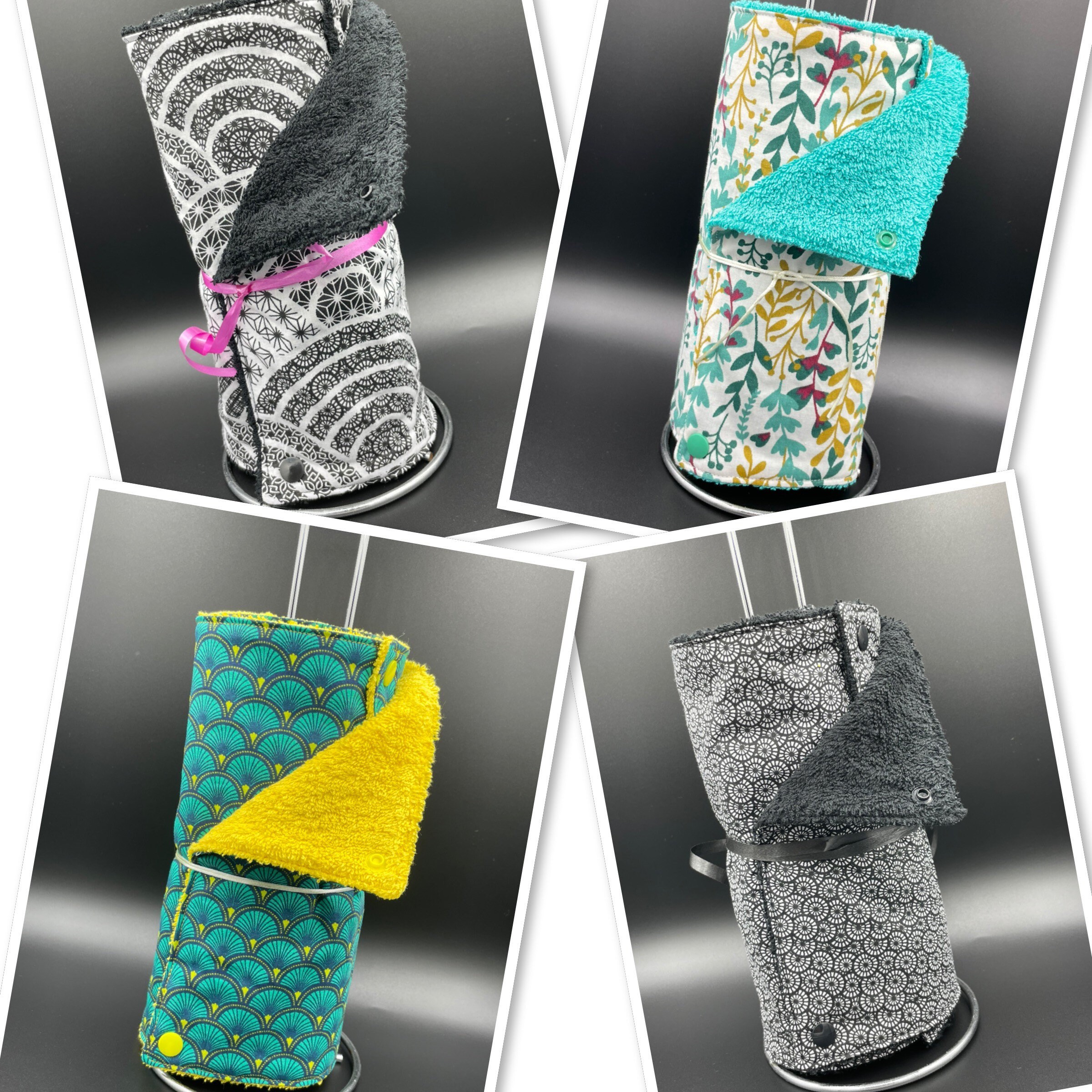 Rouleau d'essuie Tout Lavable - 8 Feuilles