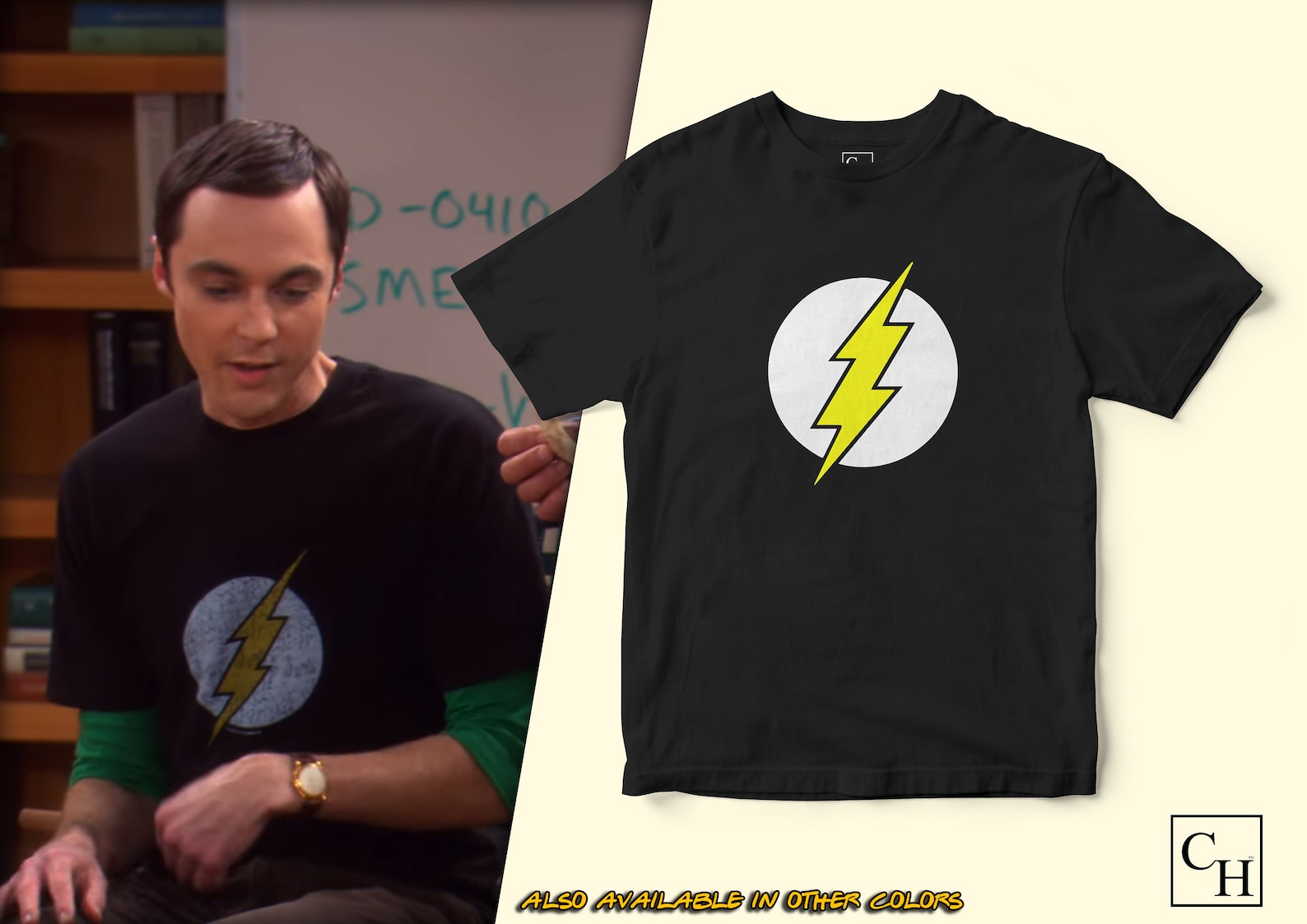 Sheldon Cooper Flash Shirt The Big Bang Theory Etsy