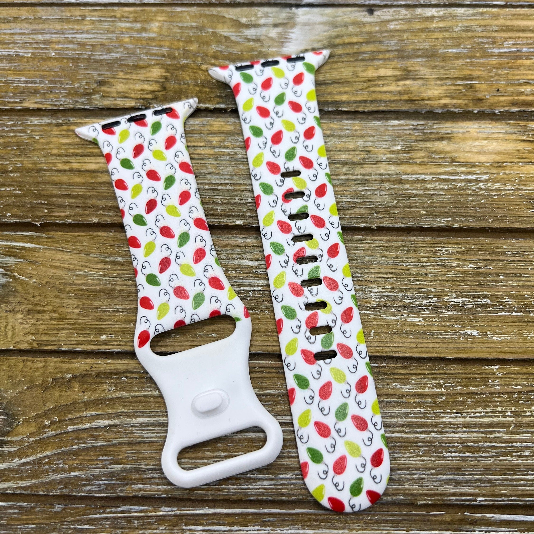 Christmas Lights Watch Band for Apple Watch 38mm 40mm 41mm Etsy