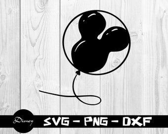 Download Mickey Balloon Svg Etsy