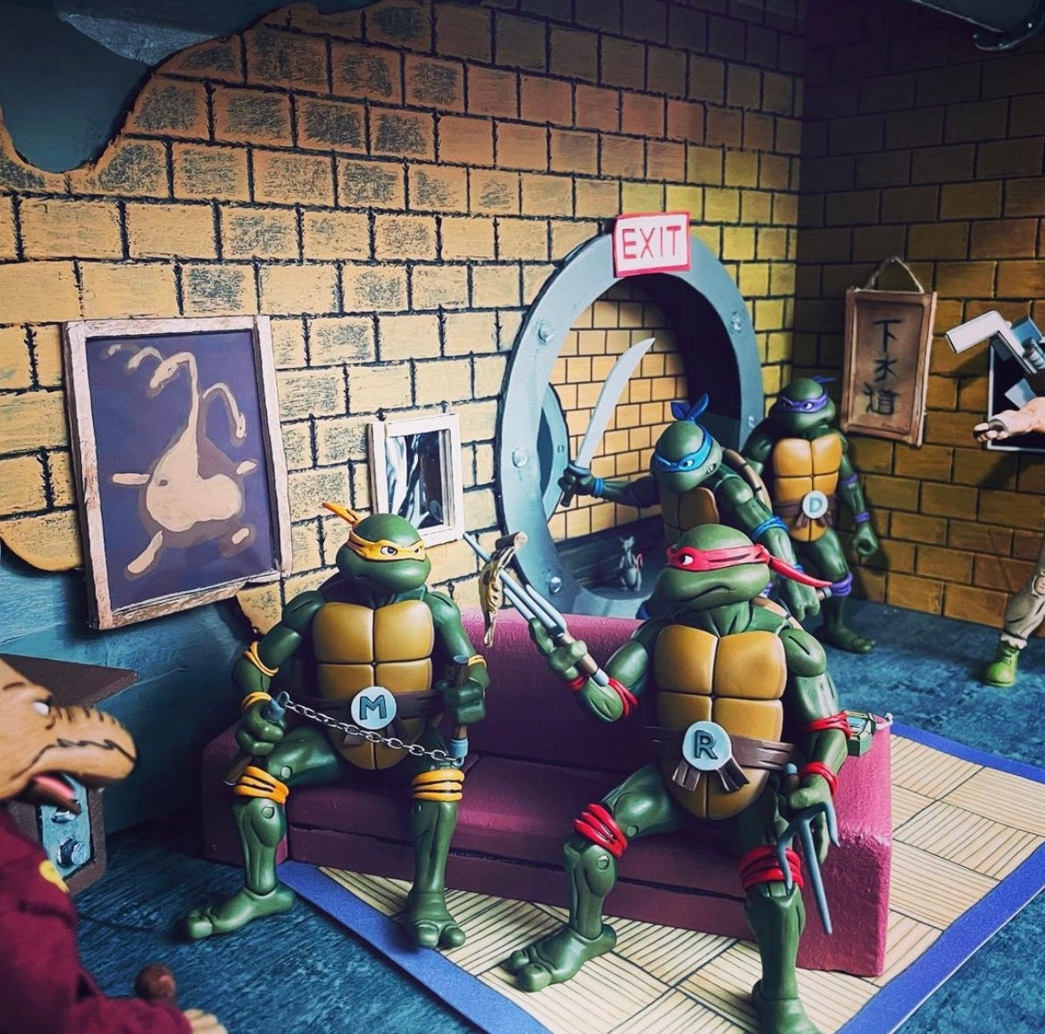 tmnt sewer diorama