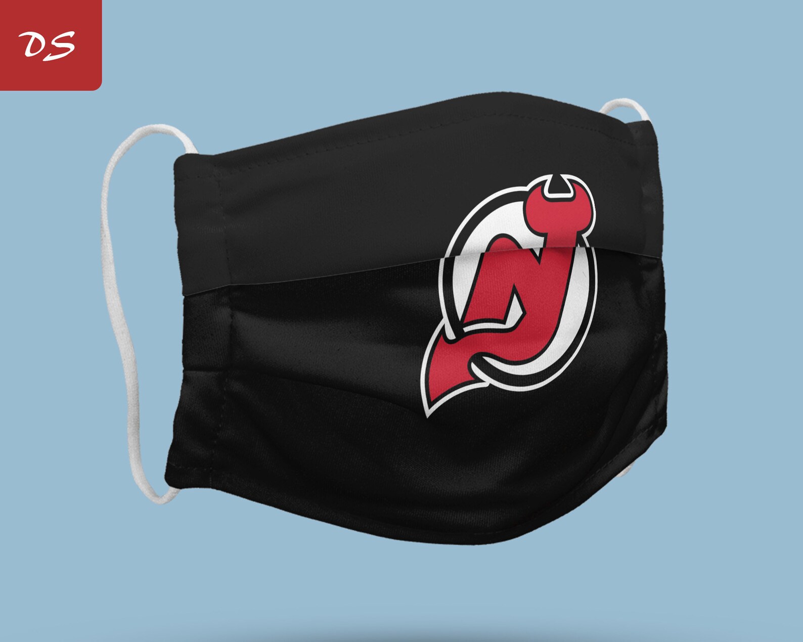 New Jersey Devils Face Mask Personalized NHL Hockey Mask Etsy