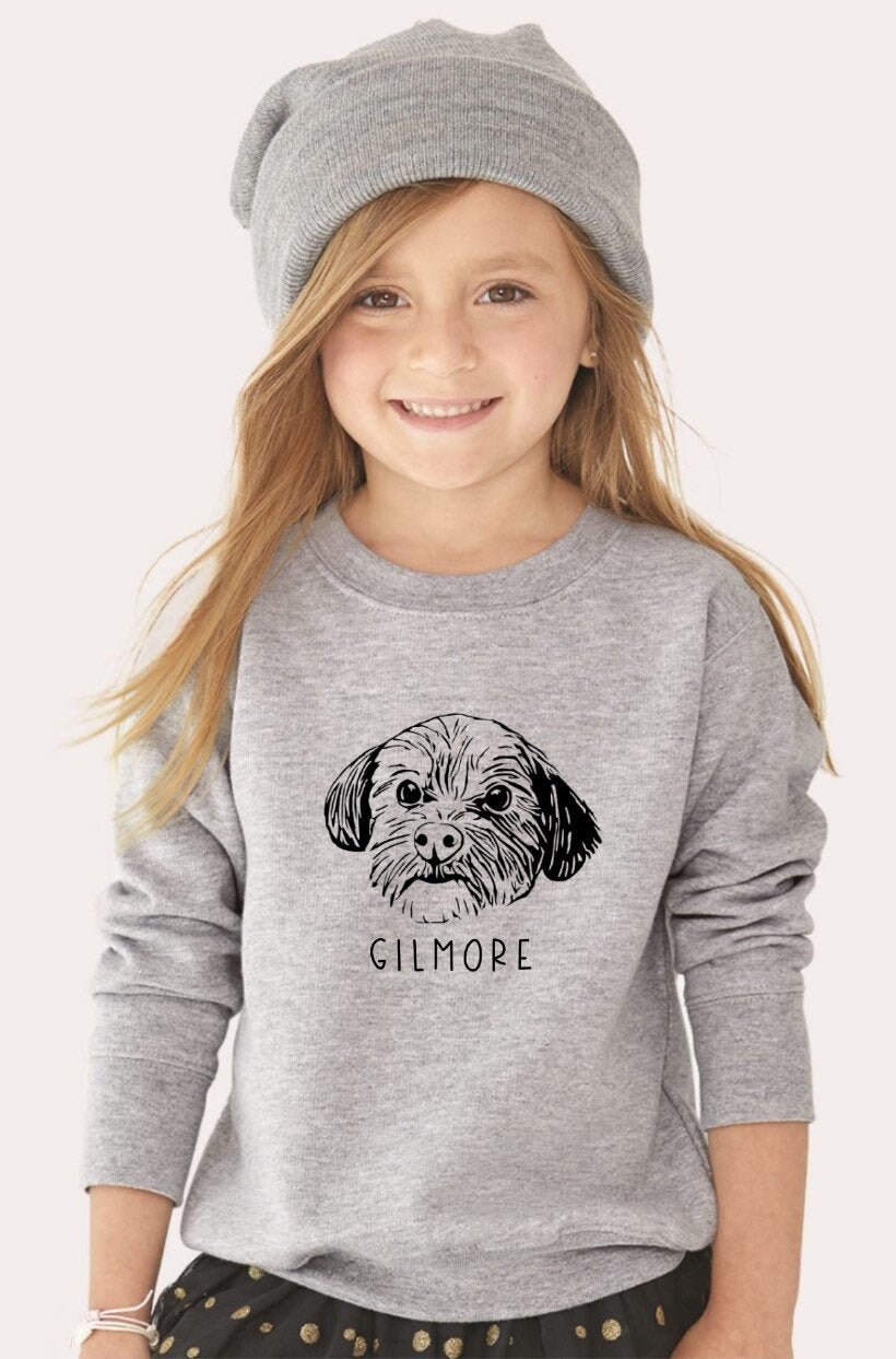Custom Pet Toddler Crewneck Custom Dog Sweater for Kids Etsy Canada