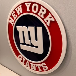 New York Giants Epoxy Wall Sign - Etsy