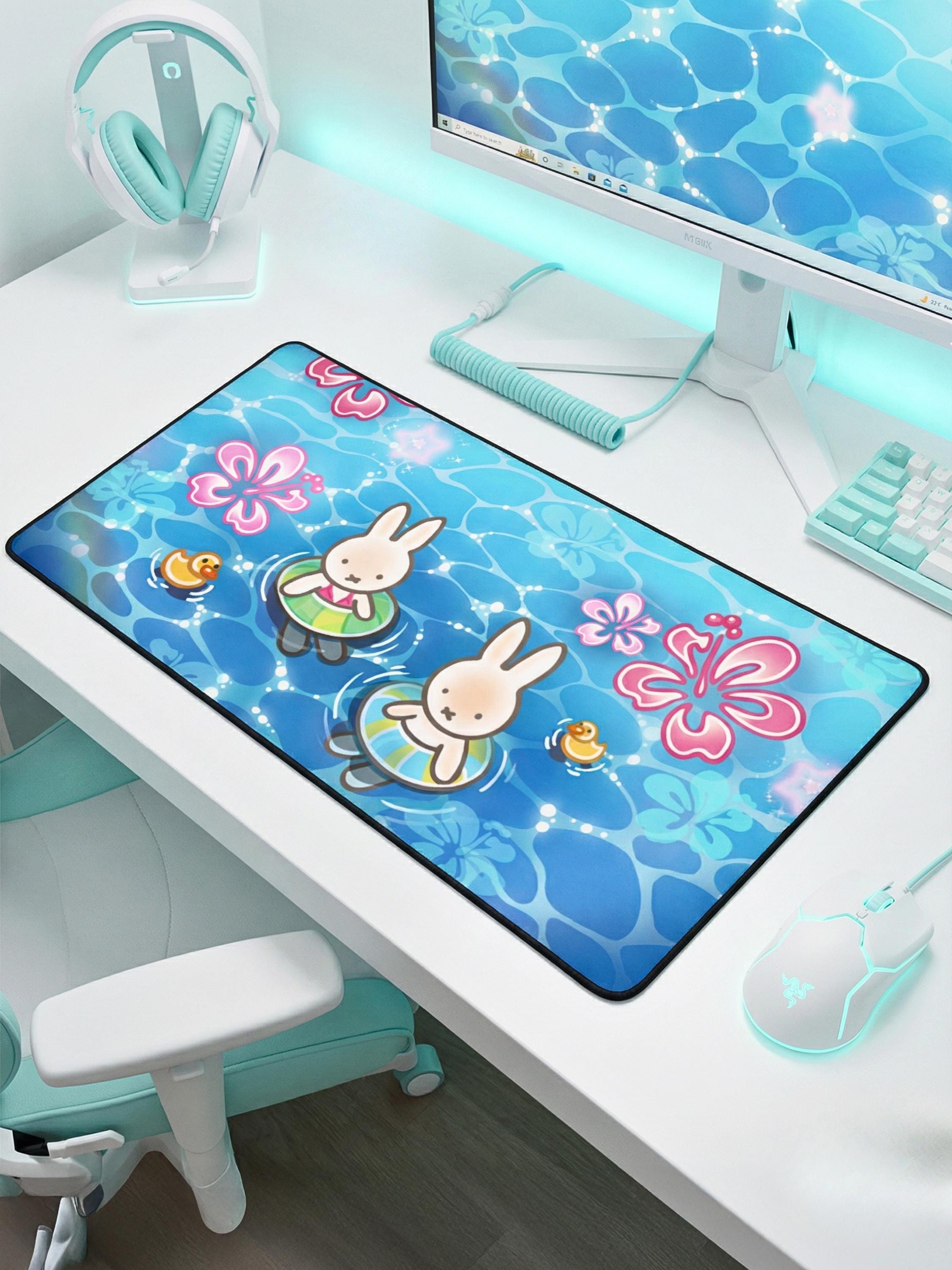 Frutiger Aero Desk Mat | Cute Mousepad | Gaming Setup | Computer ...