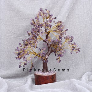 Amethyst Gemstone Tree: Handmade Feng Shui Chakra Bonsai