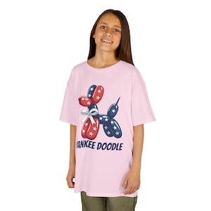 Kids Balloon Animal T-Shirt: Independence Day Tee, Fun Summer Apparel