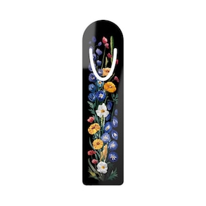 Floral Aluminum Bookmark: Personalized Reader Gift